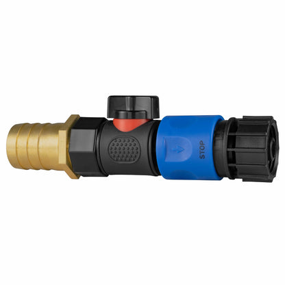 25mm Brass Barb with BSPF-Quick Connect Valve & Hose Connector 3/4" BSPF - Best4Trade-Retail Garden watering