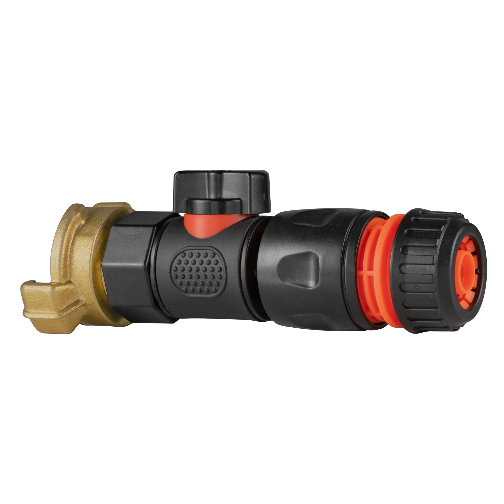 Geka Type Connector with BSPF-Quick Connect Valve & Hose Connector Black - Best4Trade-Retail Garden watering