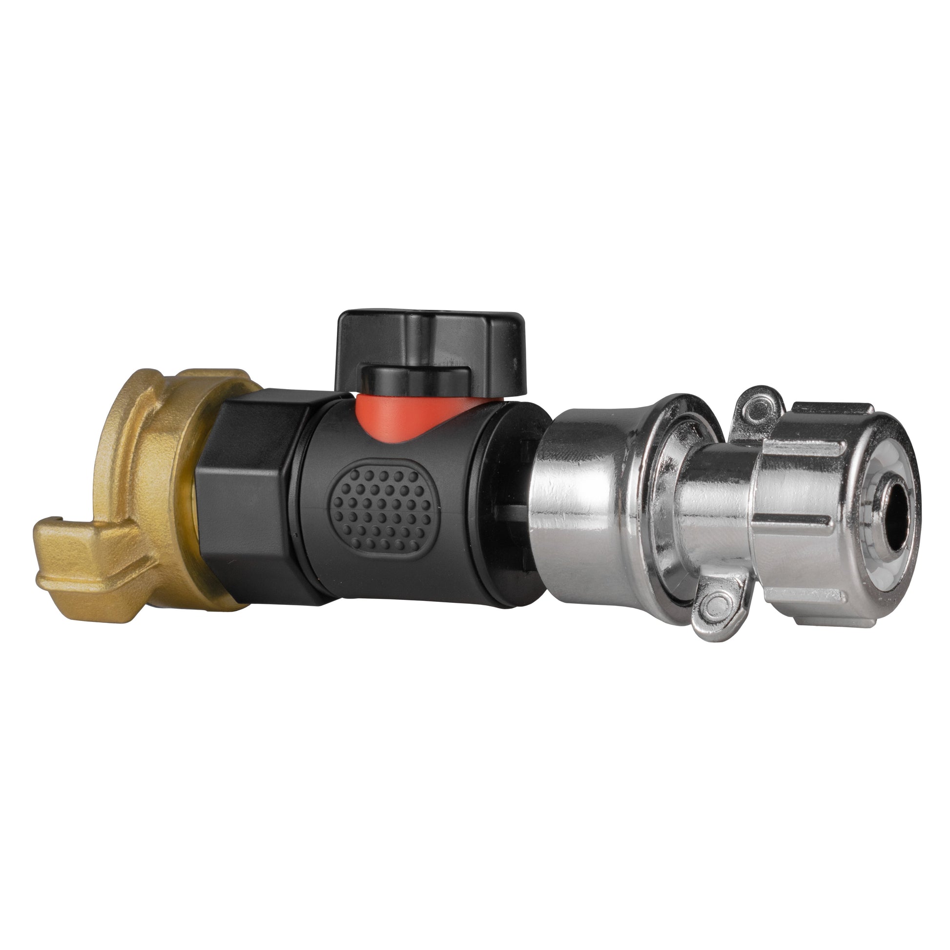 Geka Type Connector with BSPF-Quick Connect Valve & Hose Connector Zinc - Best4Trade-Retail Garden watering