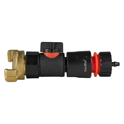 Geka Type Connector with BSPF-Quick Connect Valve & Hose Connector 4mm Barb - Best4Trade-Retail Garden watering