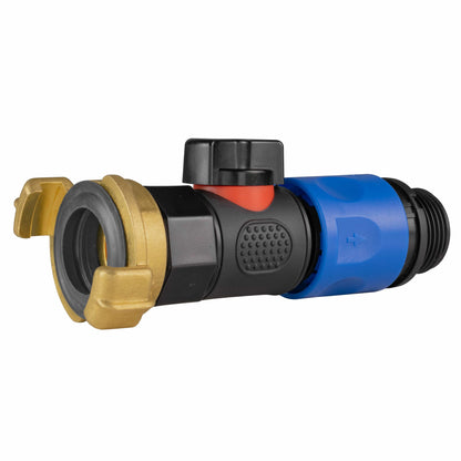 Geka Type Connector with BSPF-Quick Connect Valve & Hose Connector 3/4" BSPM - Best4Trade-Retail Garden watering