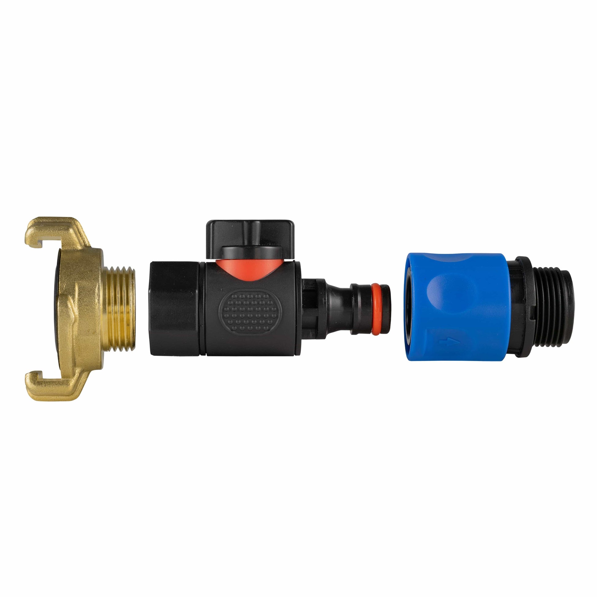 Geka Type Connector with BSPF-Quick Connect Valve & Hose Connector 3/4" BSPM - Best4Trade-Retail Garden watering