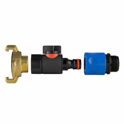Geka Type Connector with BSPF-Quick Connect Valve & Hose Connector 3/4" BSPM - Best4Trade-Retail Garden watering