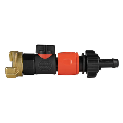 Geka Type Connector with BSPF-Quick Connect Valve & Hose Connector 16mm Barb - Best4Trade-Retail Garden watering