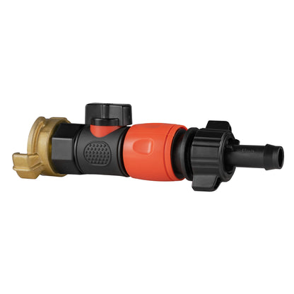 Geka Type Connector with BSPF-Quick Connect Valve & Hose Connector 16mm Barb - Best4Trade-Retail Garden watering