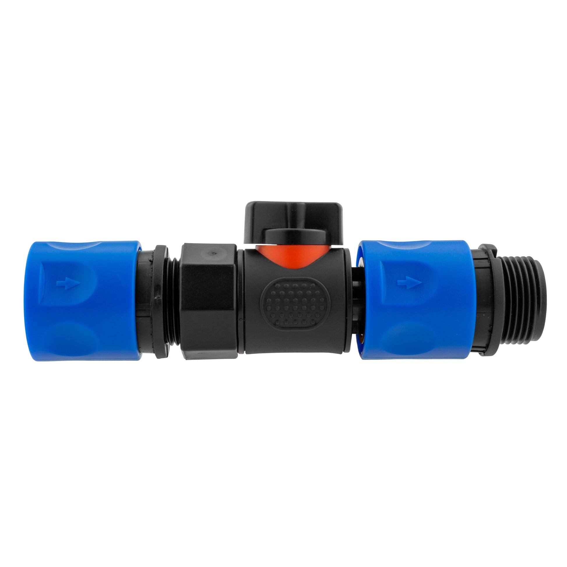 BSPF-Quick Connect Male Valve with 2 x Hose Connectors 3/4" BSPM - Best4Trade-Retail Garden watering