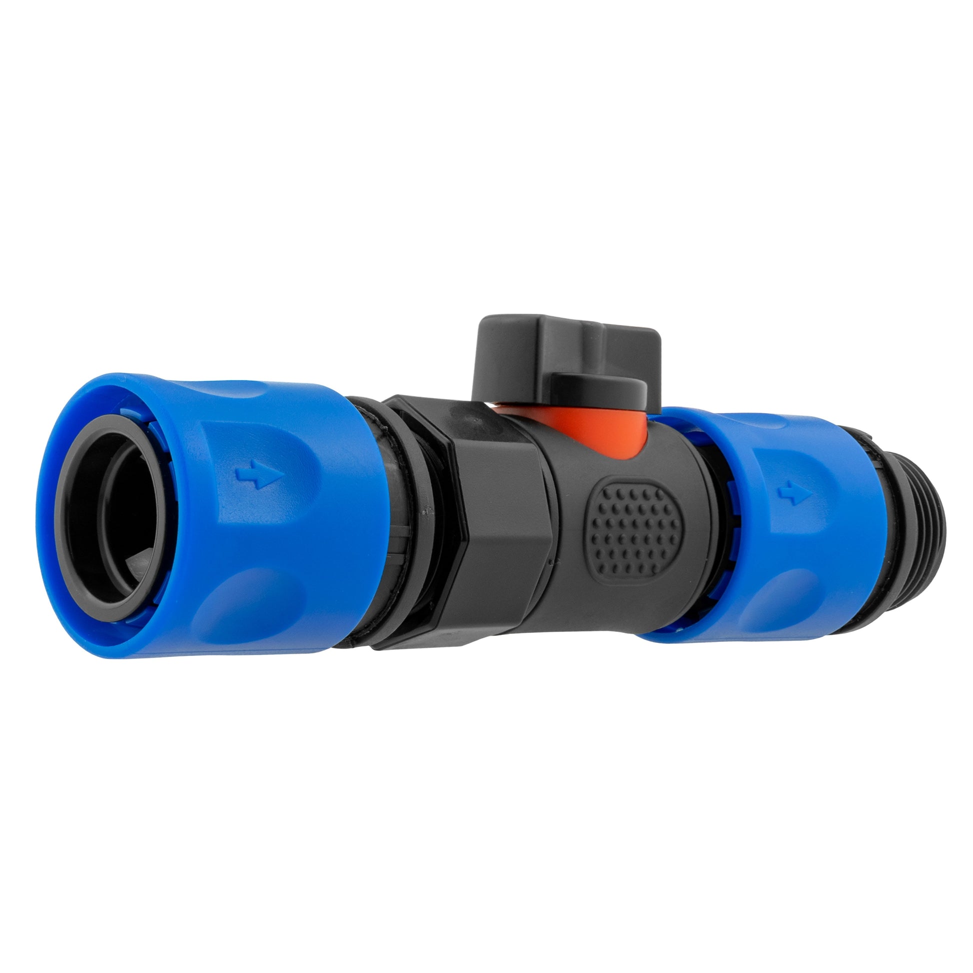 BSPF-Quick Connect Male Valve with 2 x Hose Connectors 3/4" BSPM - Best4Trade-Retail Garden watering