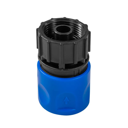 Hose Connector Blue with BSPF- Quick Connect Valve & Hose Connector 3/4" BSPF - Best4Trade-Retail Garden watering