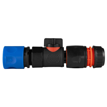 Hose Connector Blue with BSPF- Quick Connect Valve & Hose Connector Black - Best4Trade-Retail Garden watering