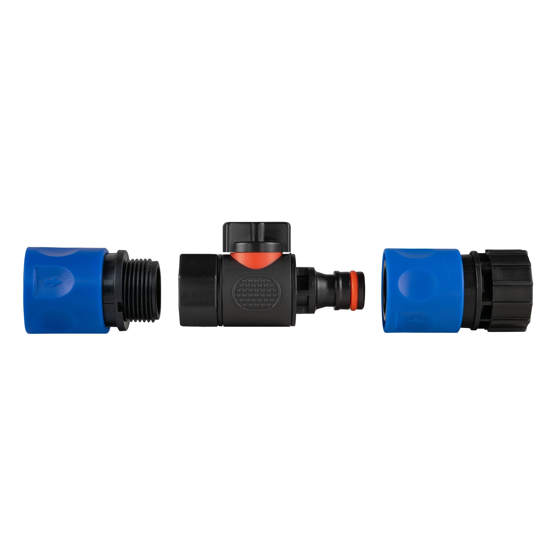 Hose Connector Blue with BSPF- Quick Connect Valve & Hose Connector Black - Best4Trade-Retail Garden watering