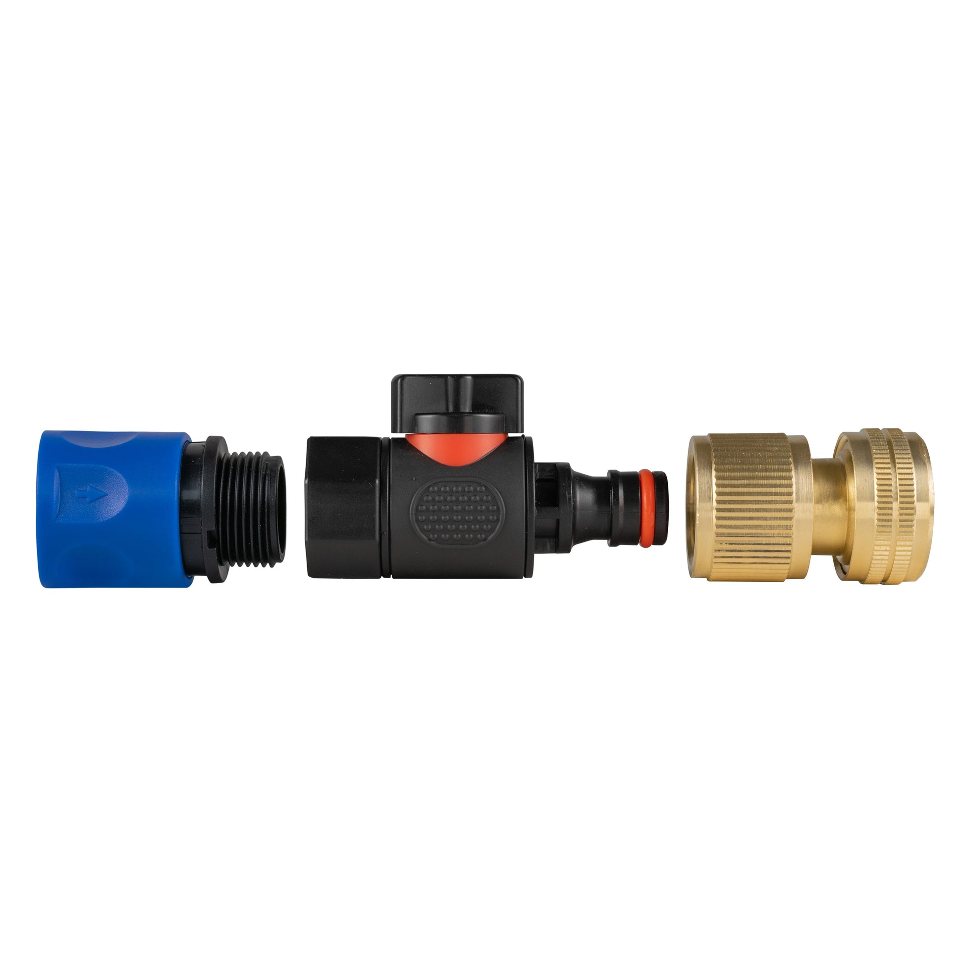 Hose Connector Blue with BSPF- Quick Connect Valve & Hose Connector Brass - Best4Trade-Retail Garden watering