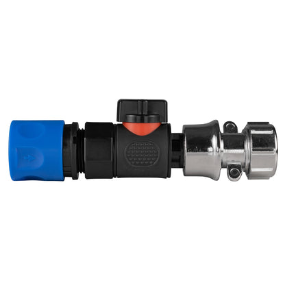 Hose Connector Blue with BSPF- Quick Connect Valve & Hose Connector Zinc - Best4Trade-Retail Garden watering