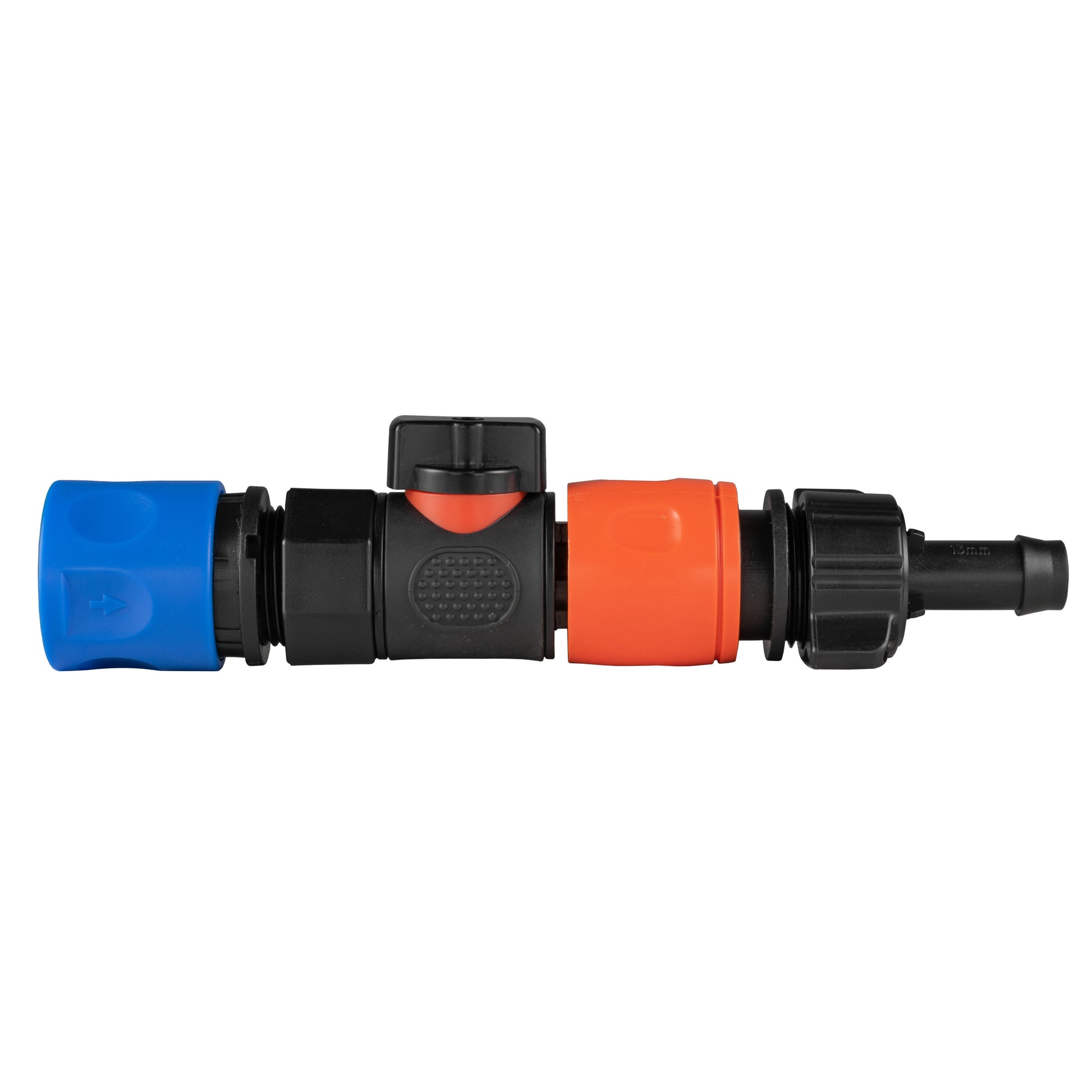 Hose Connector Blue with BSPF- Quick Connect Valve & Hose Connector 16mm Barb - Best4Trade-Retail Garden watering