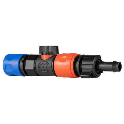 Hose Connector Blue with BSPF- Quick Connect Valve & Hose Connector 16mm Barb - Best4Trade-Retail Garden watering