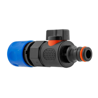 Hose Connector Blue with BSPF Thread- Quick Connect Male Valve - Best4Trade-Retail Garden watering