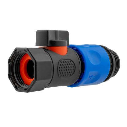 Hose Connector Blue with BSPF Thread- Quick Connect Male Valve - Best4Trade-Retail Garden watering