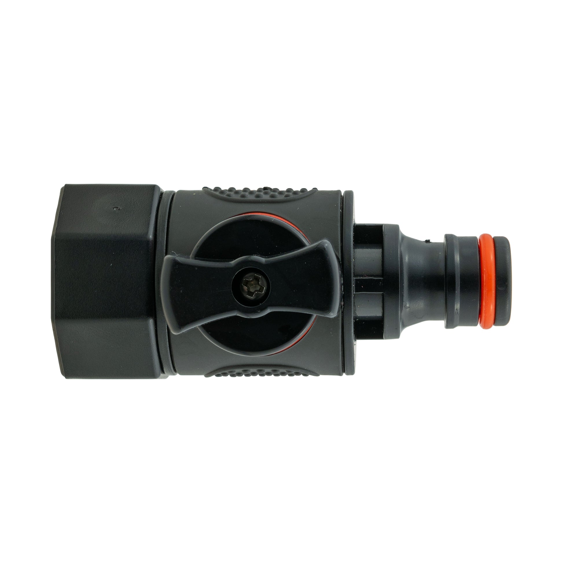 Water Butt Connector 3/4" BSP with BSPF-Quick Connect Valve & Hose Connector Black - Best4Trade-Retail Garden watering