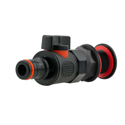 Drain Kit Plug Valve Outlet (Black) - Best4Trade-Retail Garden watering