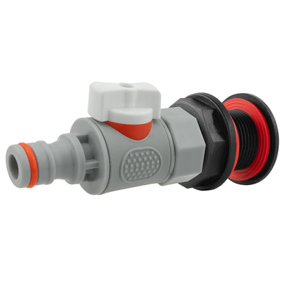 Drain Kit Plug Valve Outlet (Grey) - Best4Trade-Retail Garden watering