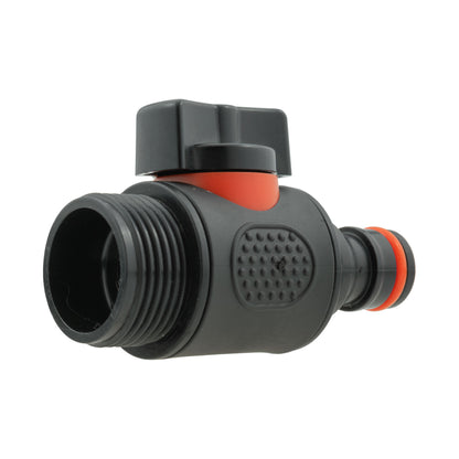 Wall Flange Kit 32mm MDPE + Valve with Male Quick Connector - Best4Trade-Retail Tech Hose & Fittings