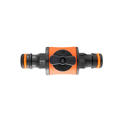 Cost Wise Snap On Male-Male In Line Valve Kit Black/Orange - Best4Trade-Retail Garden watering