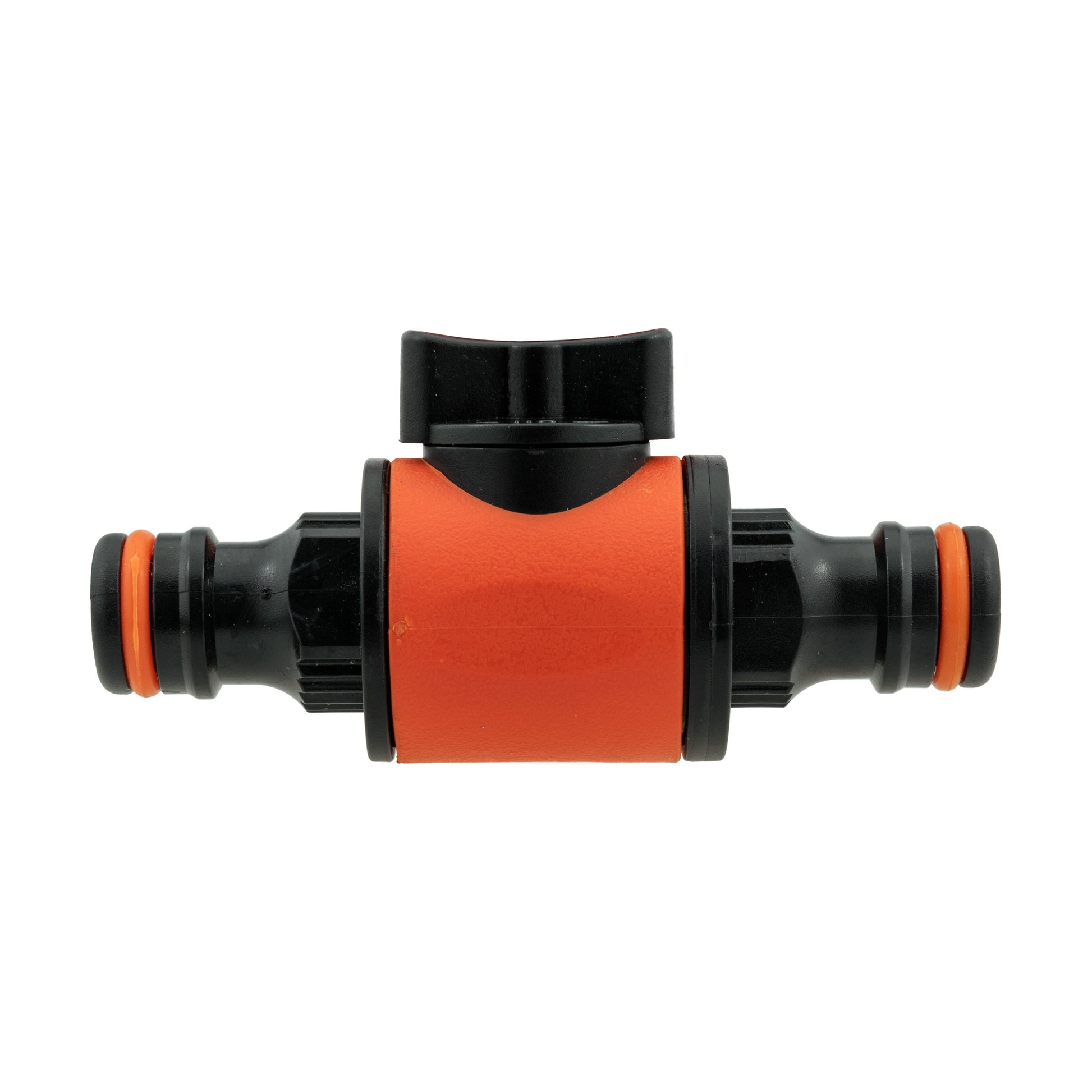 Cost Wise Snap On Male-Male In Line Valve Kit Black/Orange - Best4Trade-Retail Garden watering