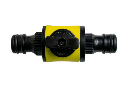 Cost Wise Snap On Male-Male In Line Valve Kit Yellow/Black - Best4Trade-Retail Garden watering