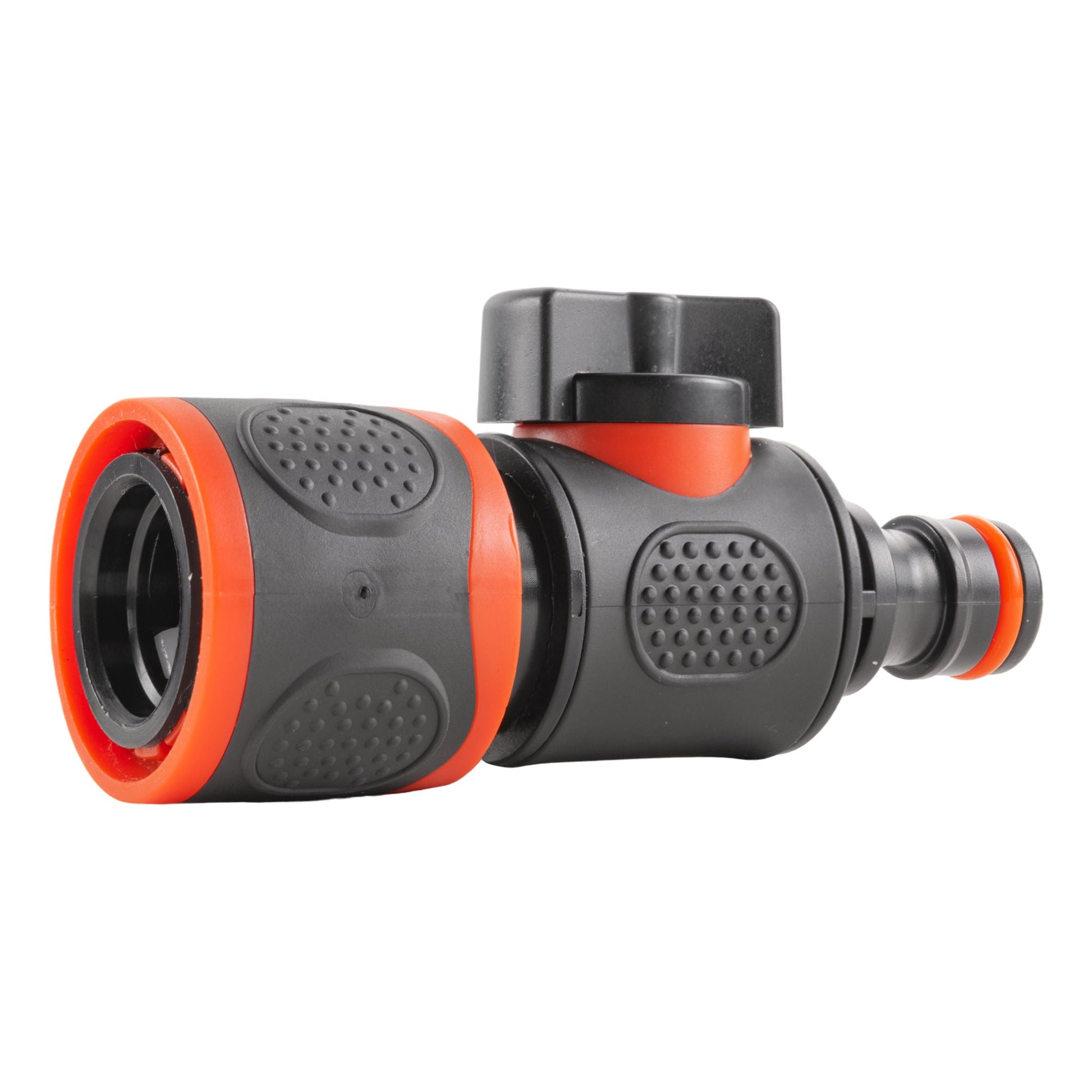 In Line Soft Touch Valve Snap-On Female To Male Black - Best4Trade-Retail Garden watering