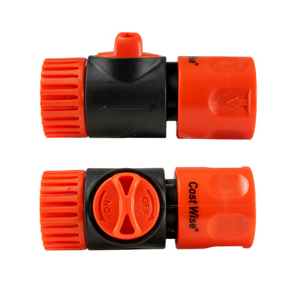 Cost Wise Female Connector with Valve And 3/4" BSPF Inlet - Best4Trade-Retail Garden watering