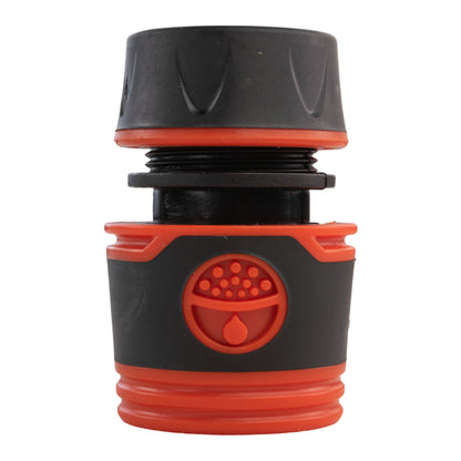 Female Soft Touch Hose Connector 1/2" or 5/8" Hose, Black - Best4Trade-Retail Garden watering