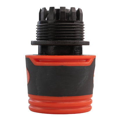 19mm Brass Barb with BSPF-Quick Connect Valve & Hose Connector Black Soft - Best4Trade-Retail Garden watering
