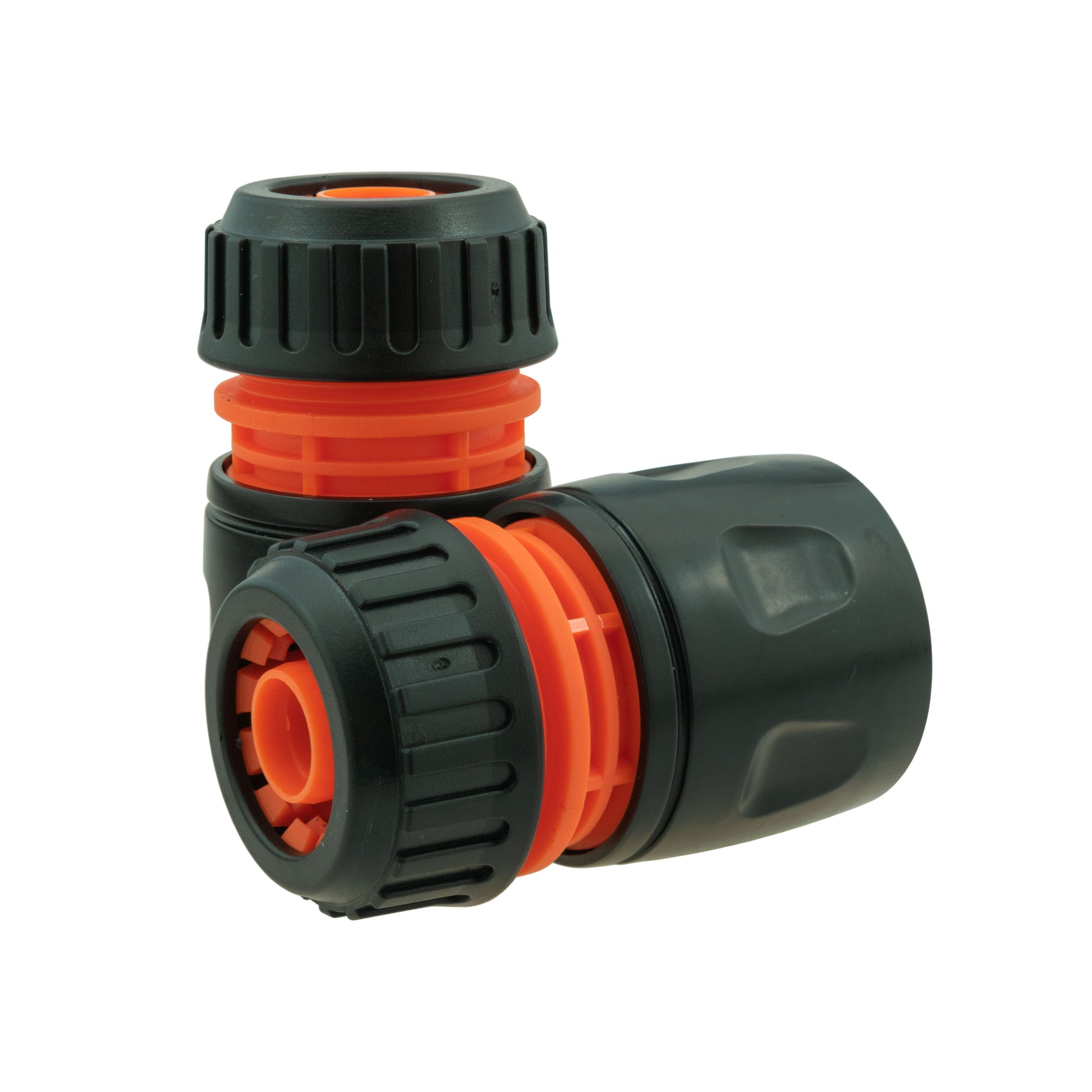 Cost Wise Snap On Male-Male In Line Valve Kit Black/Orange - Best4Trade-Retail Garden watering