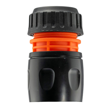 Water Butt Connector 3/4" BSP with BSPF-Quick Connect Valve & Hose Connector Black - Best4Trade-Retail Garden watering