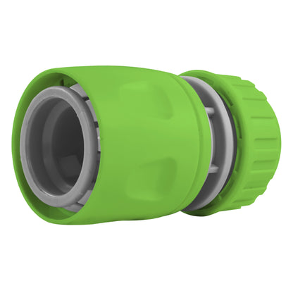 Female Hose Connector, 1/2" or 5/8" Hose, Green/Gray - Best4Trade-Retail Garden watering