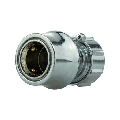 19mm Brass Barb with BSPF-Quick Connect Valve & Hose Connector Zinc - Best4Trade-Retail Garden watering