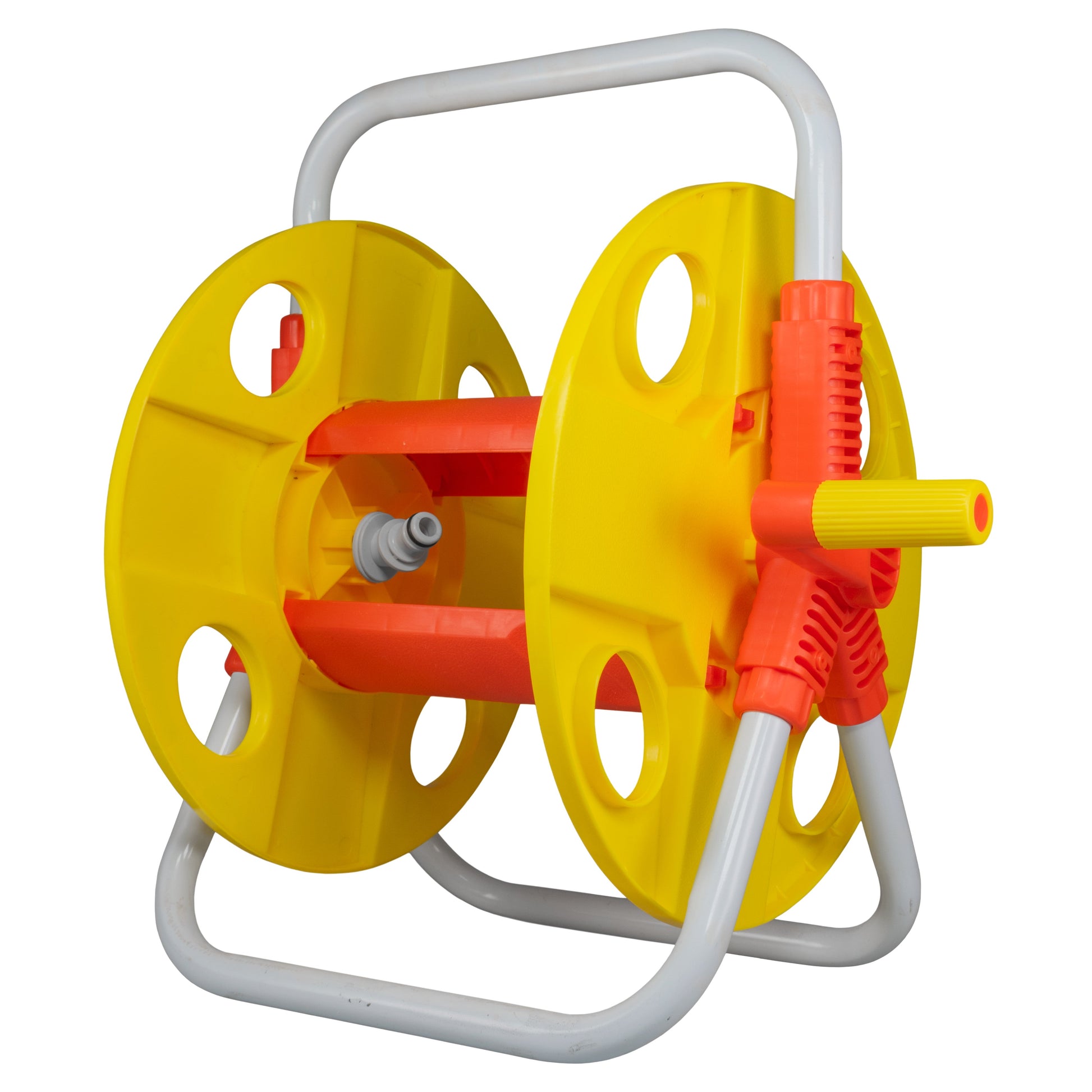 Hose Reel for 20m 1/2" Garden Hose Yellow - Best4Trade-Retail Hose Reel
