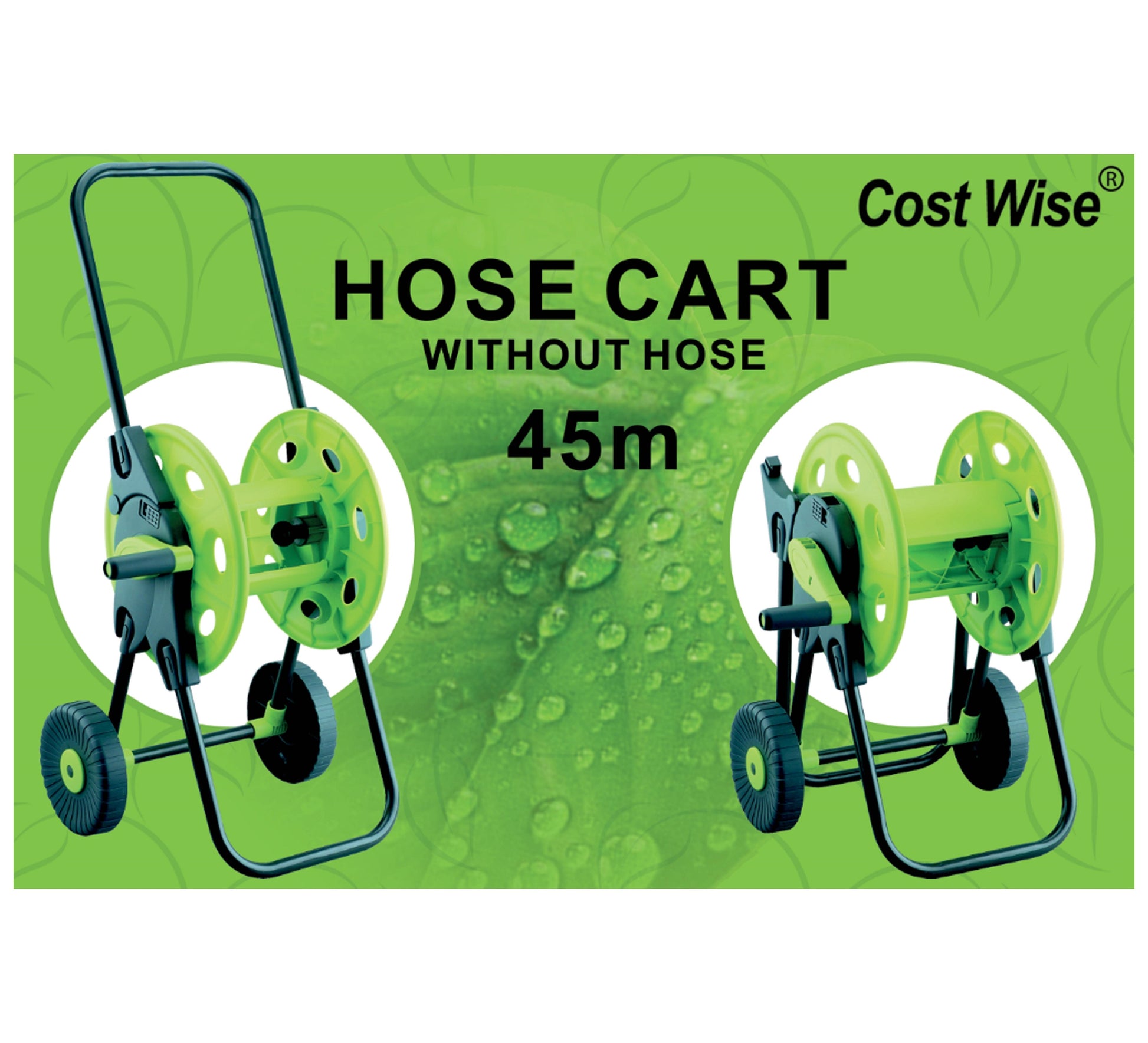 Hose Cart for 45m 1/2" Garden Hose CW - Best4Trade-Retail Hose Reel