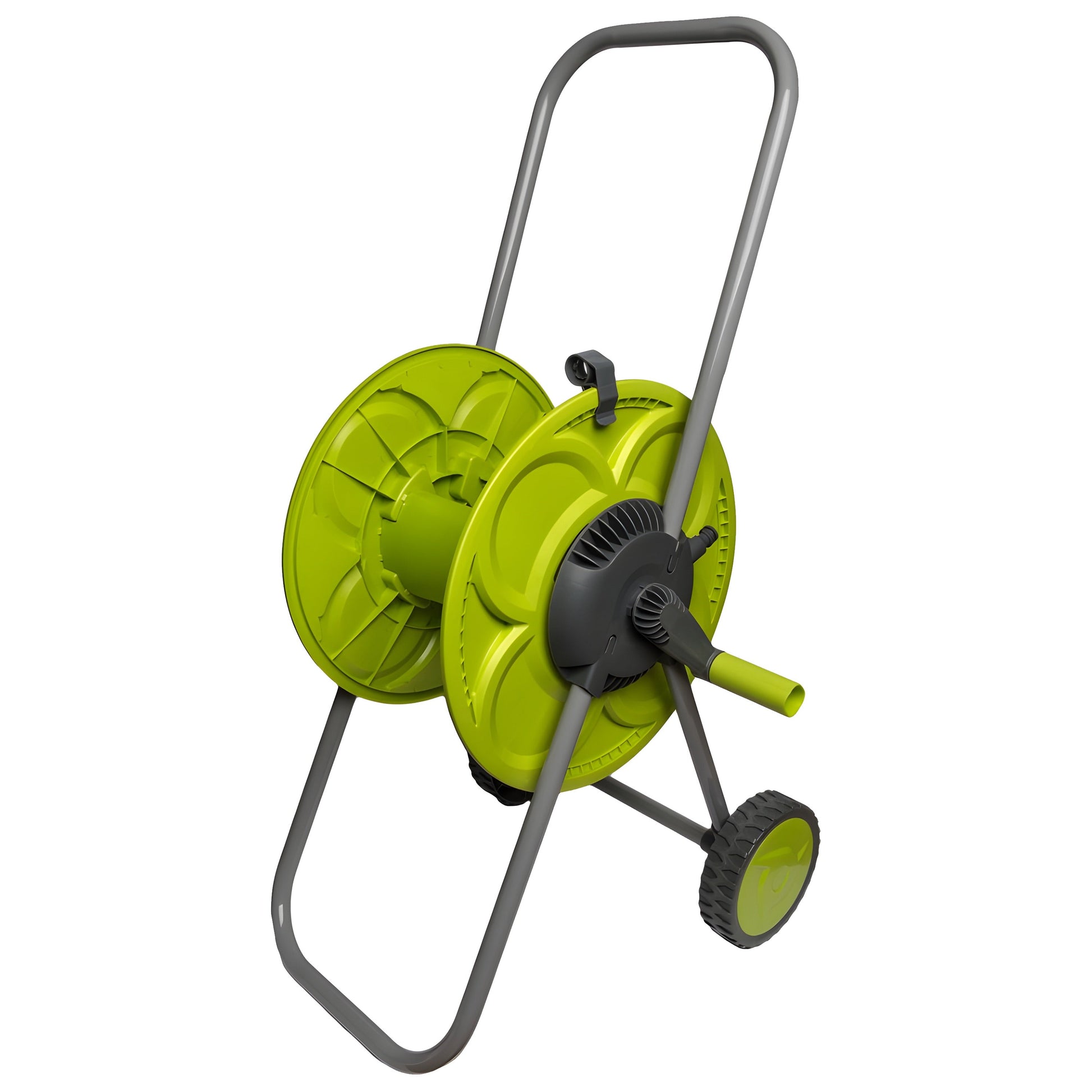 Hose Reel Eco Portable Cart Lime 50m - Best4Trade-Retail Garden watering