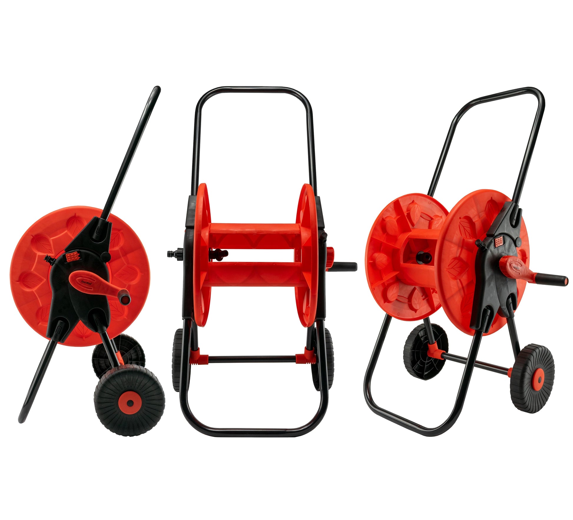 Hose Cart with Wheels for 60m 1/2" Garden Hose CW - Best4Trade-Retail Hose Reel