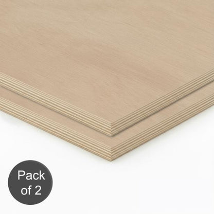 Hardwood Plywood (EN636-2) 18mm Pack of 2