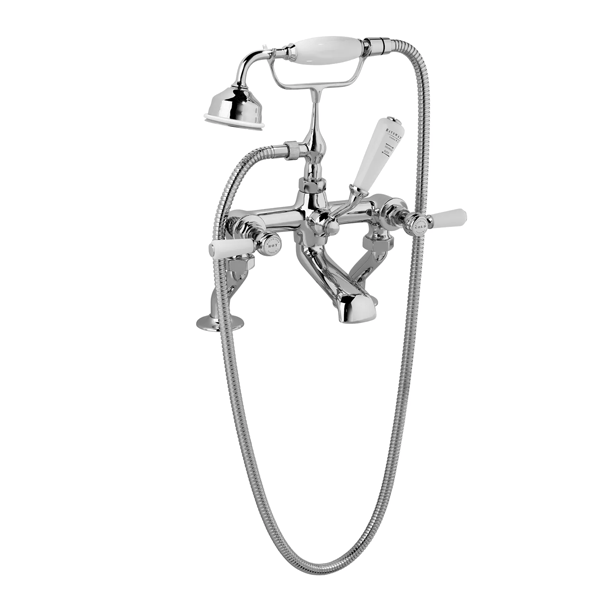 Hex Deck Mounted Bath Shower Mixer - Bayswater Bathrooms