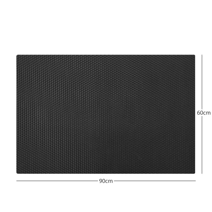 Hexagon Pattern Heavy Duty Rubber Door Mat