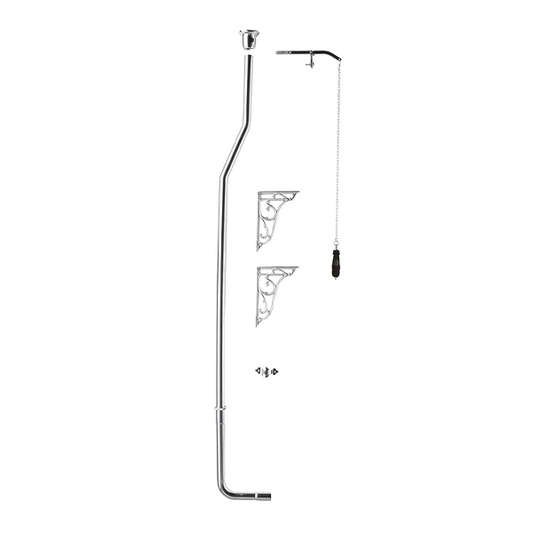 High Level Flush Pipe Pack - Bayswater