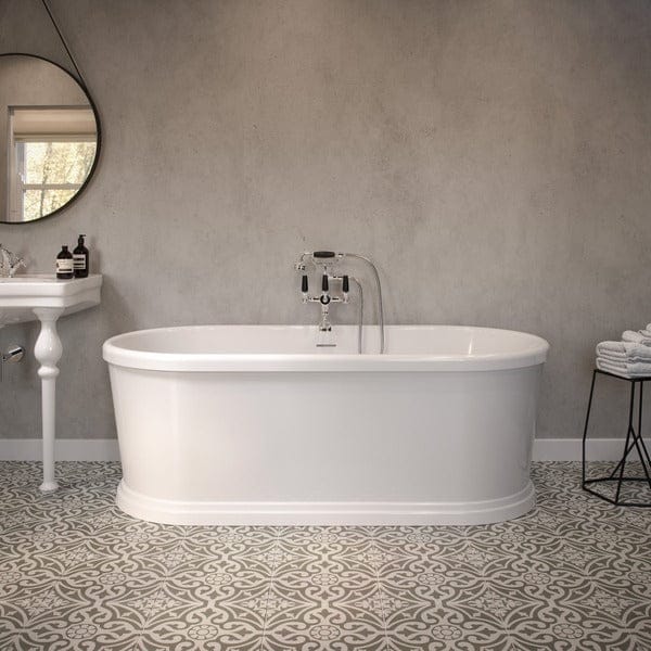 Holborn Freestanding Double Ended Bath - 1800 x 850mm - Aqua Bathrooms
