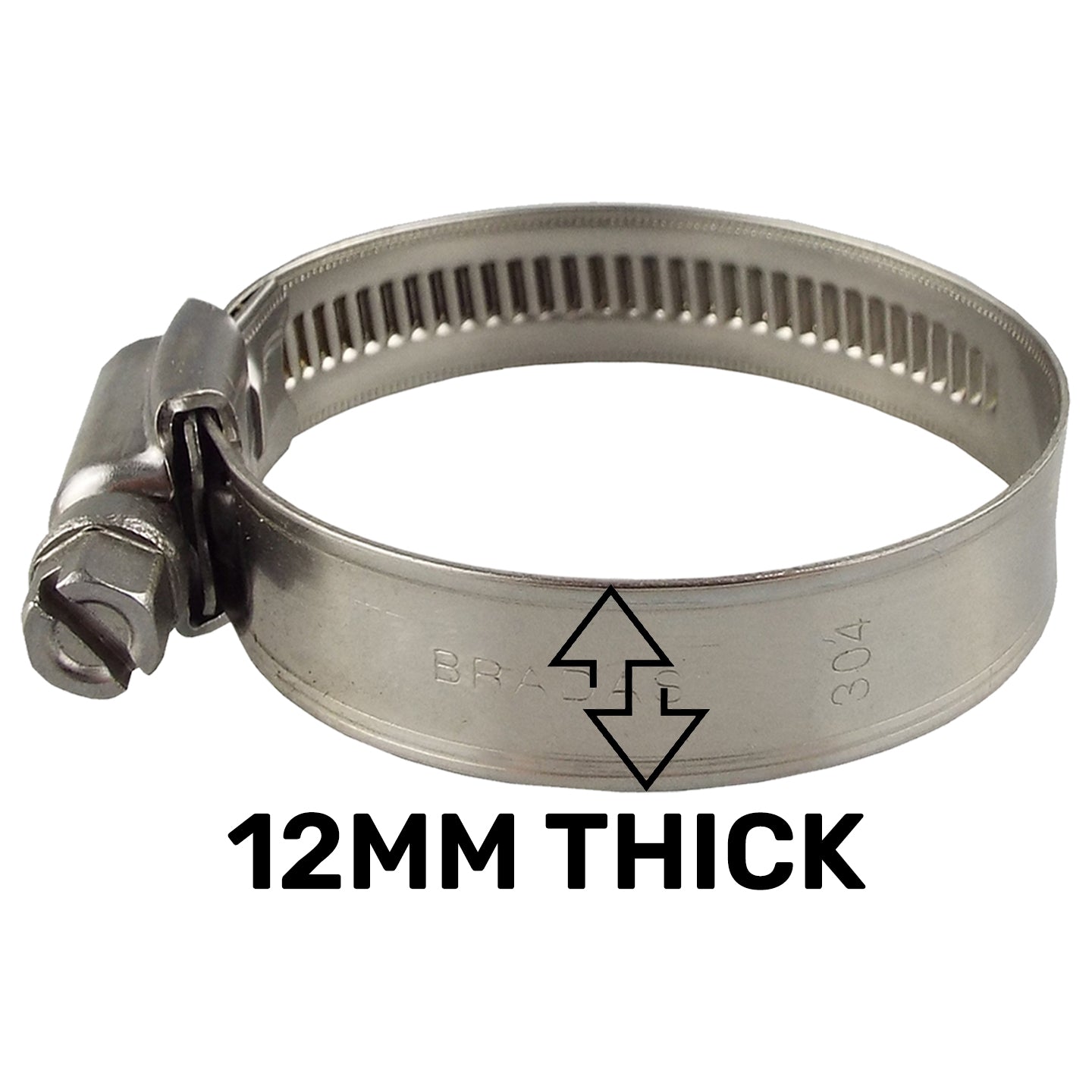 A4 Stainless Steel Hose Clip 90mm/110mm - Best4Trade-Retail Tech Hose & Fittings