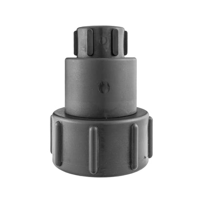 IBC 2" S60X6 - 1/2" BSP Extender Adaptor with Lever Tap with Hose Barb and Side Lock - Best4Trade-Retail Garden watering