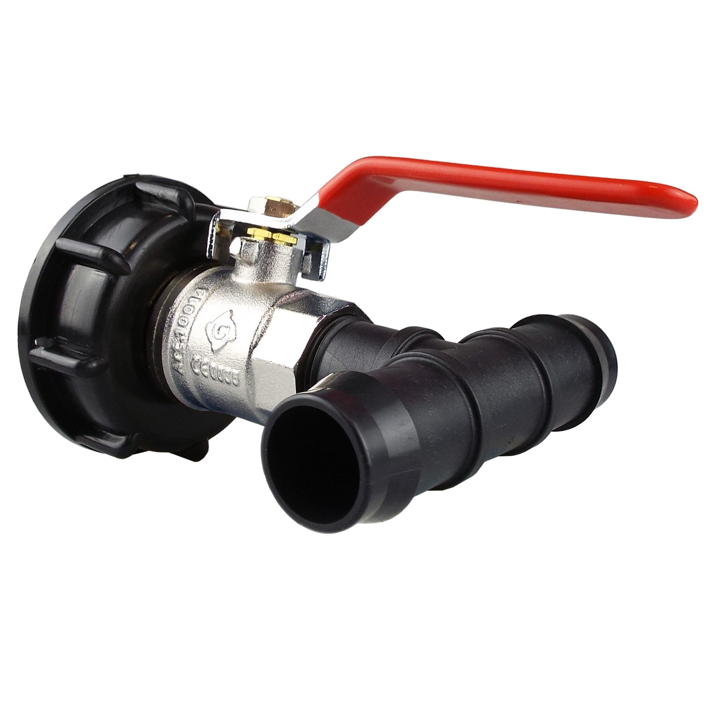 IBC 2” S60X6 Cap with Lever Valve and 25mm Barbed Tee - Best4Trade-Retail