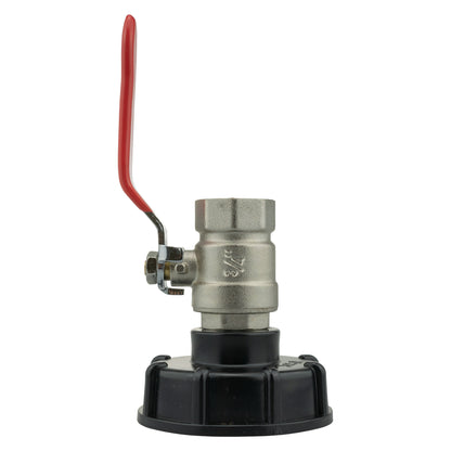 IBC 2” S60X6 Cap with ¾” BSPM-F Lever Valve - Best4Trade-Retail