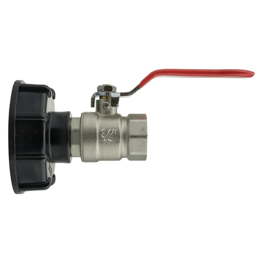 IBC 2” S60X6 Cap with ¾” BSPM-F Lever Valve - Best4Trade-Retail
