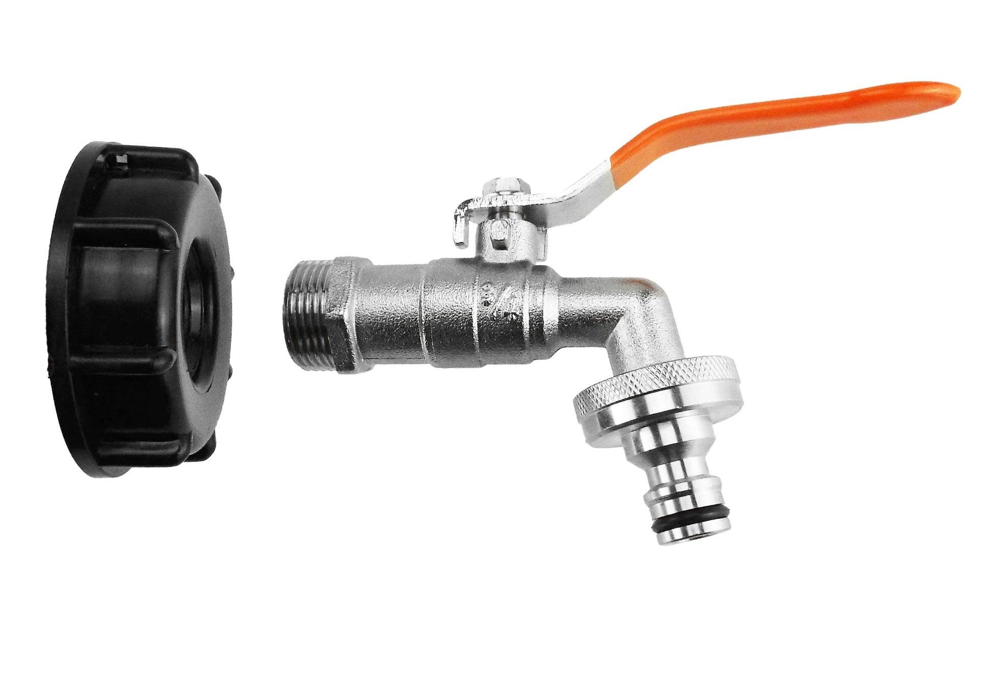 IBC 2” S60X6 Cap with Quick Connect Lever Tap ¾” BSP - Best4Trade-Retail